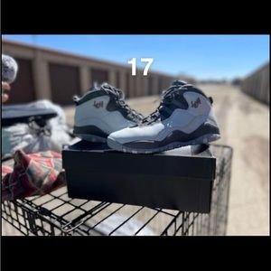 Size 6.5-8 woman’s. $10 for all shoes, $50 for the Js.